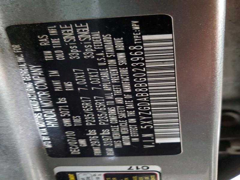 2011 Hyundai Santa fe gls