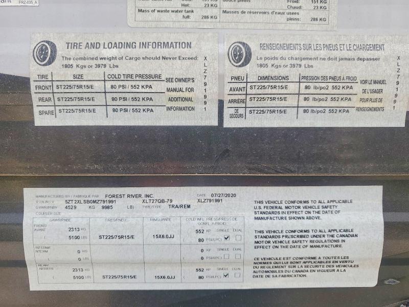 2021 Foresriver XLR TOY Hauler