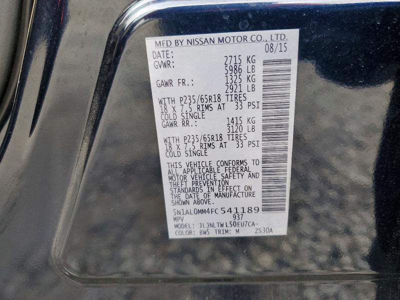 2015 Infiniti Qx60 Base