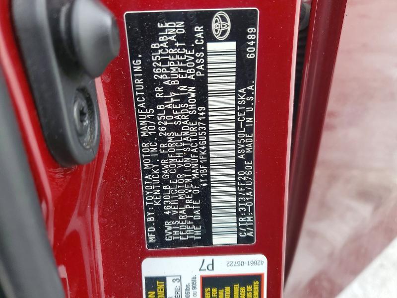 2016 Toyota Camry se