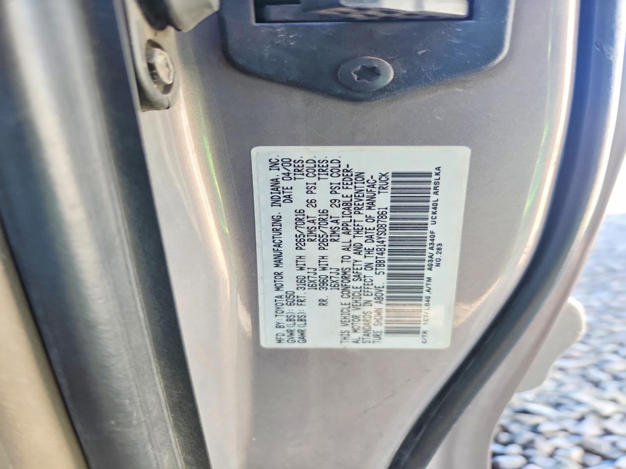 2000 Toyota Tundra Limited