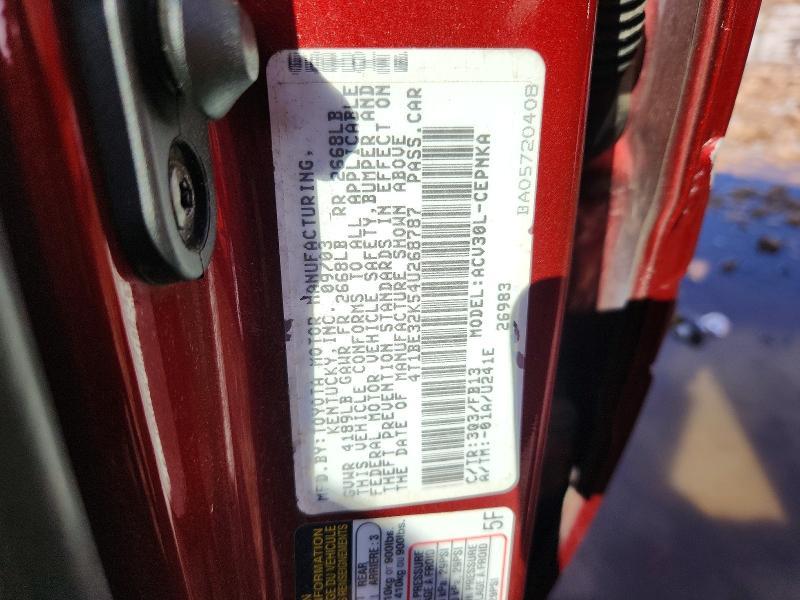 2004 Toyota Camry le