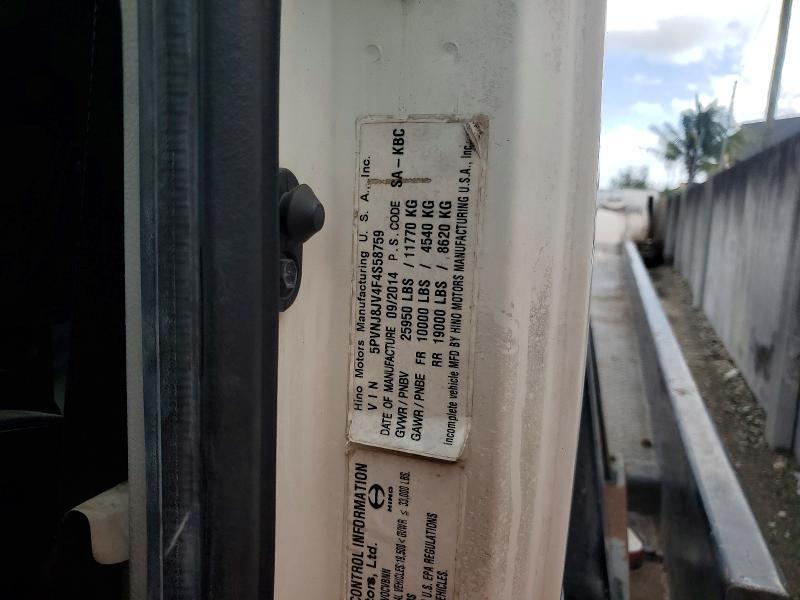 2015 Hino 258/268 Rollback TOW Truck