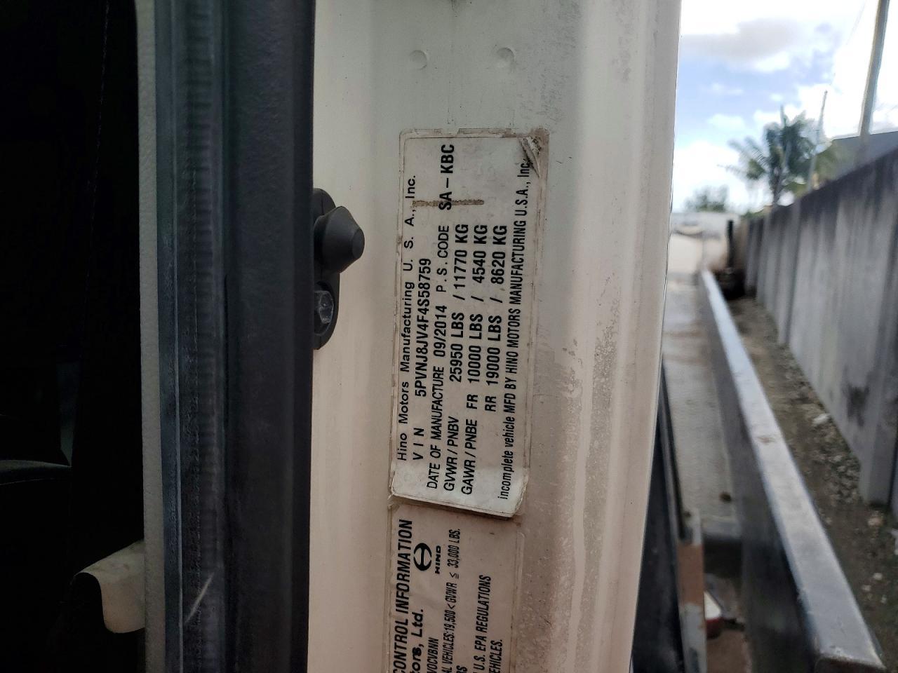 2015 Hino 258/268 Rollback TOW Truck