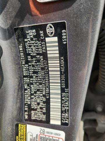 2006 Toyota Avalon xls