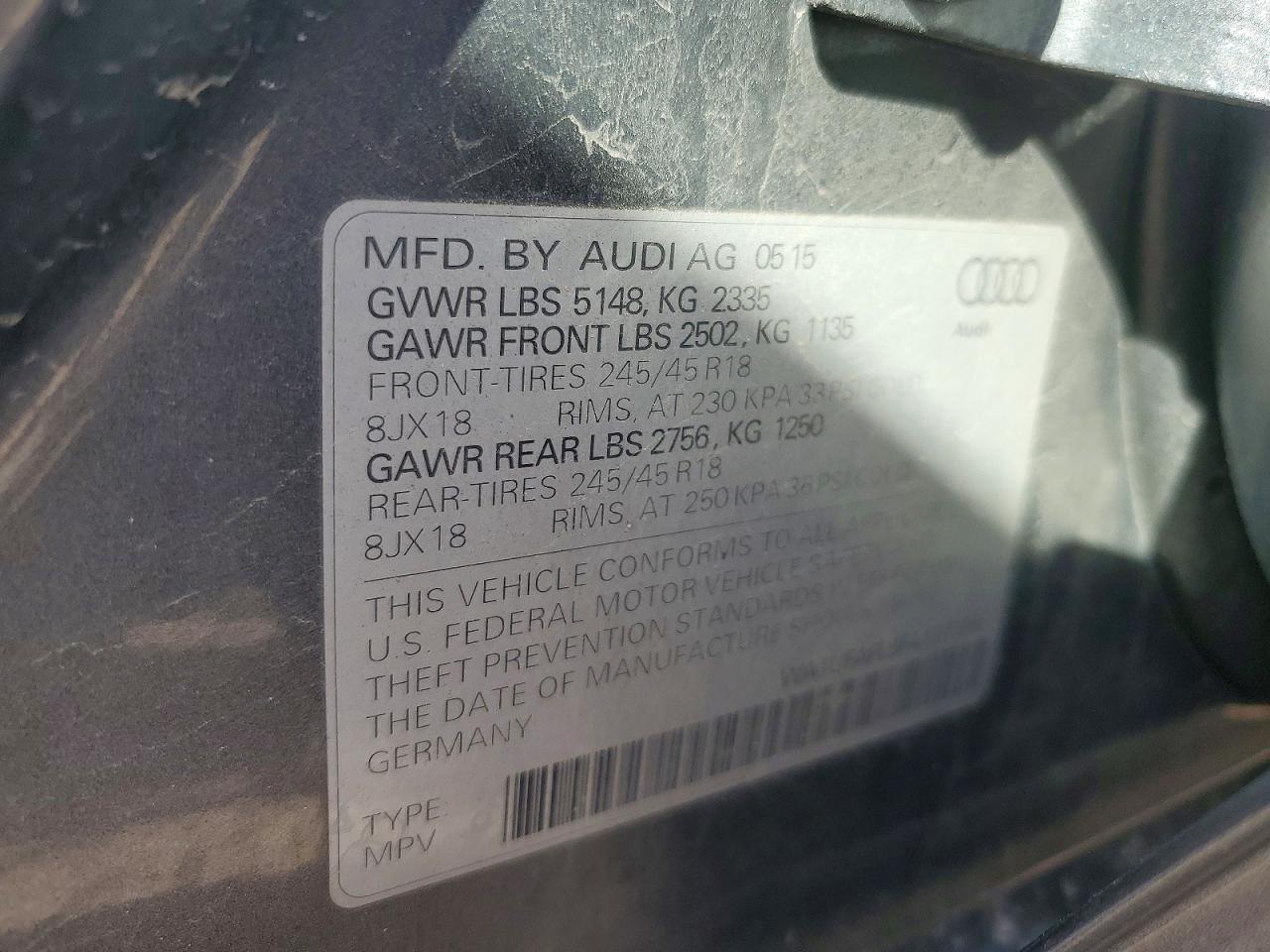 2015 Audi A4 Allroad Premium Plus