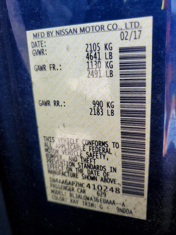 2017 Nissan Maxima 3.5 s