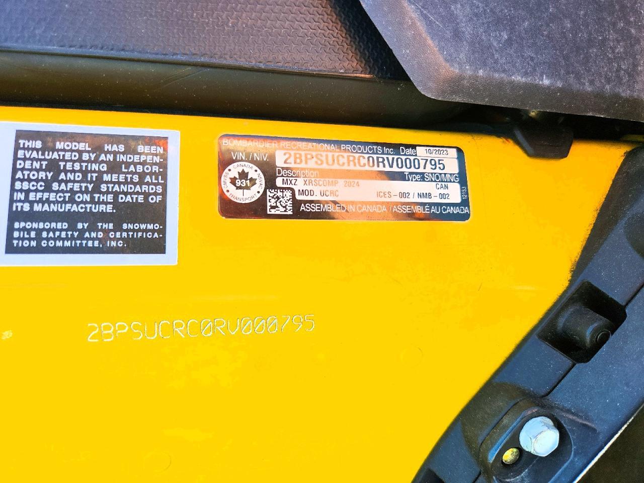 2024 Skidoo MX Z X-RS Models