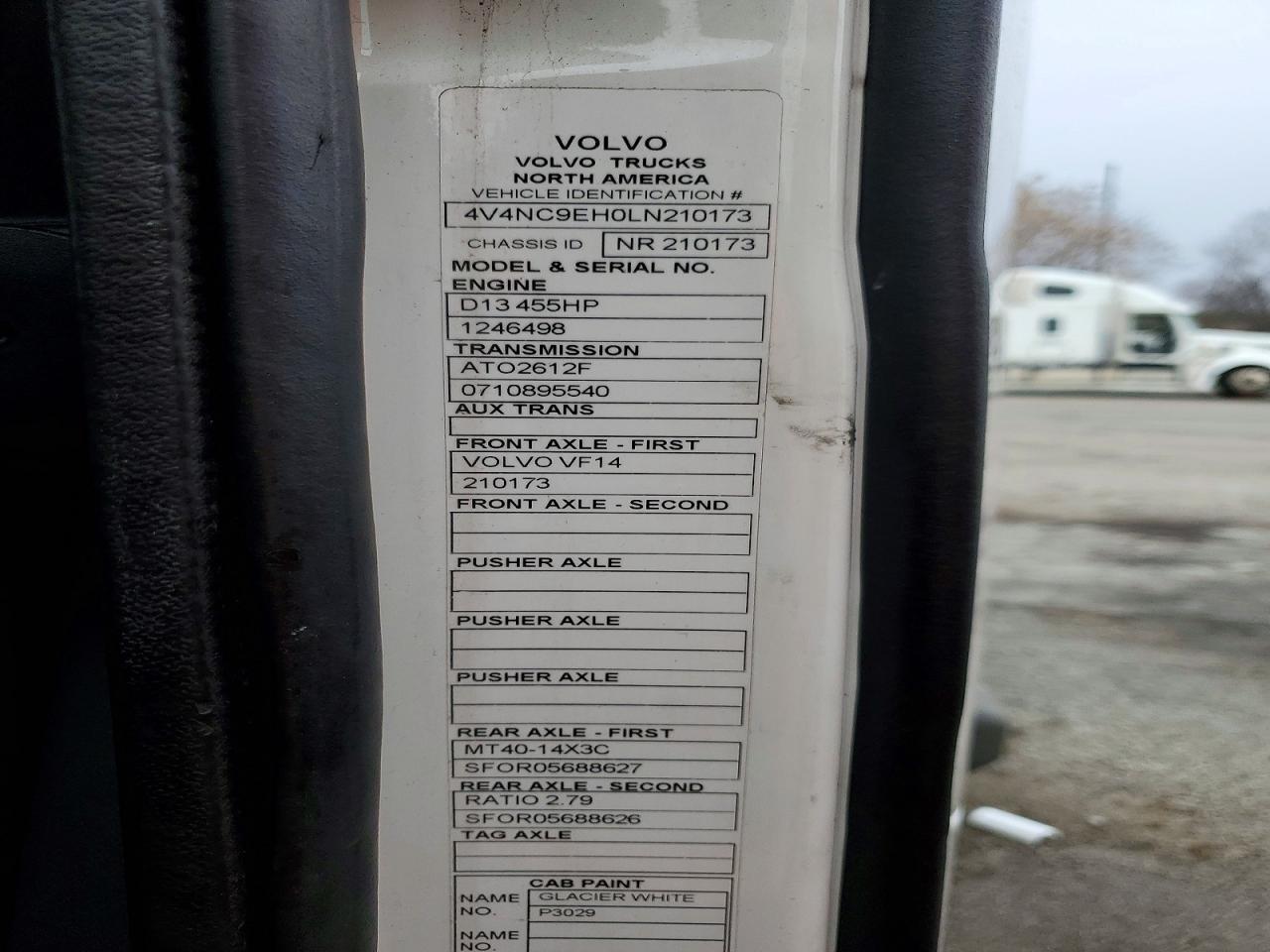 2020 Volv O VNL Semi Truck