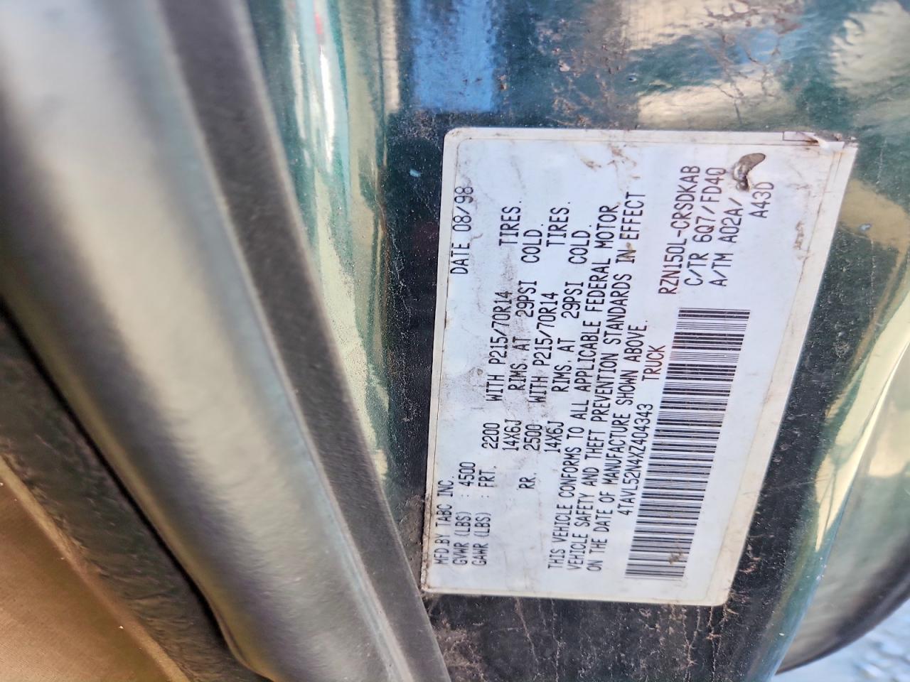 1999 Toyota Tacoma Base