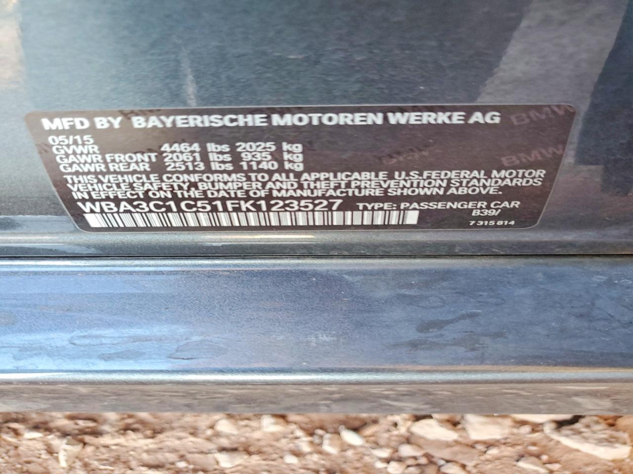 2015 BMW 328 i Sulev