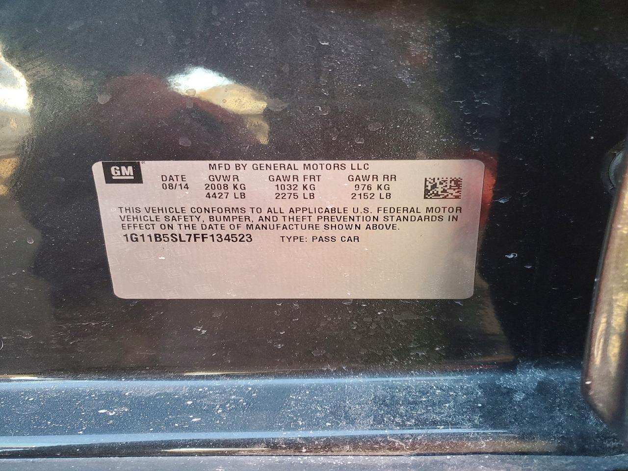 2015 Chevrolet Malibu ls