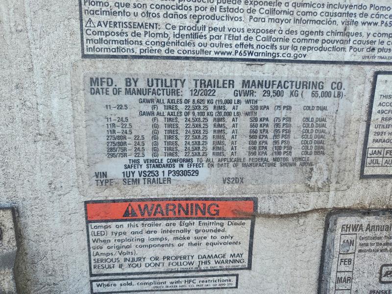 2023 Utility Vs2dx dry van Trailer