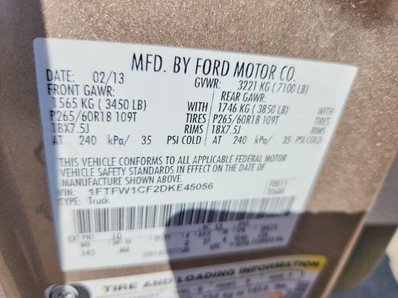 2013 Ford F150 Supercrew