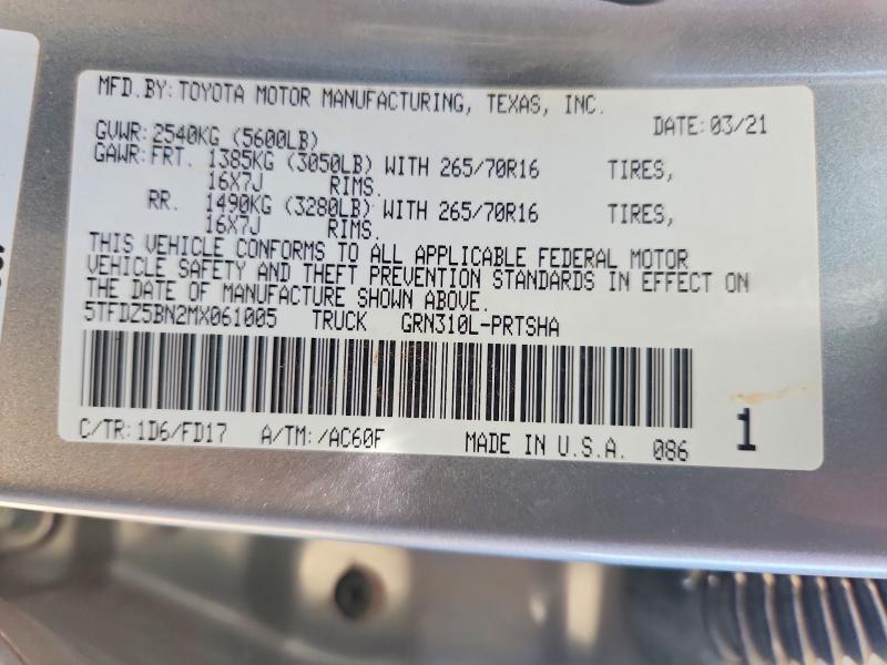 2021 Toyota Tacoma TRD OFF-Road