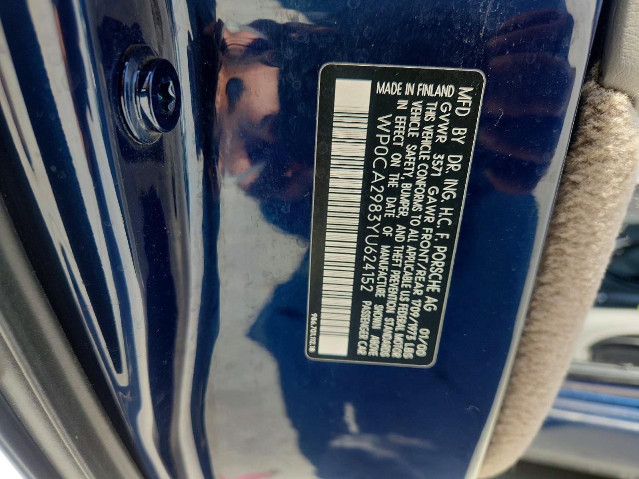 2000 Porsche Boxster