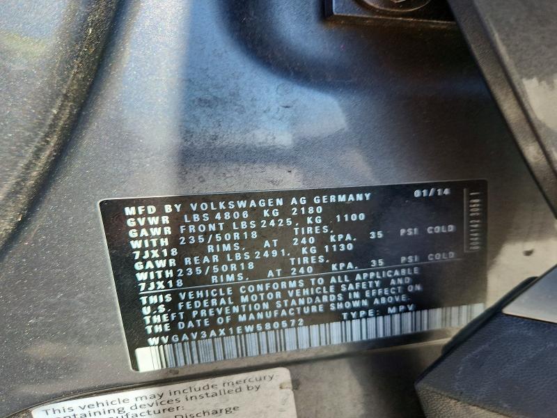 2014 Volkswagen Tiguan s