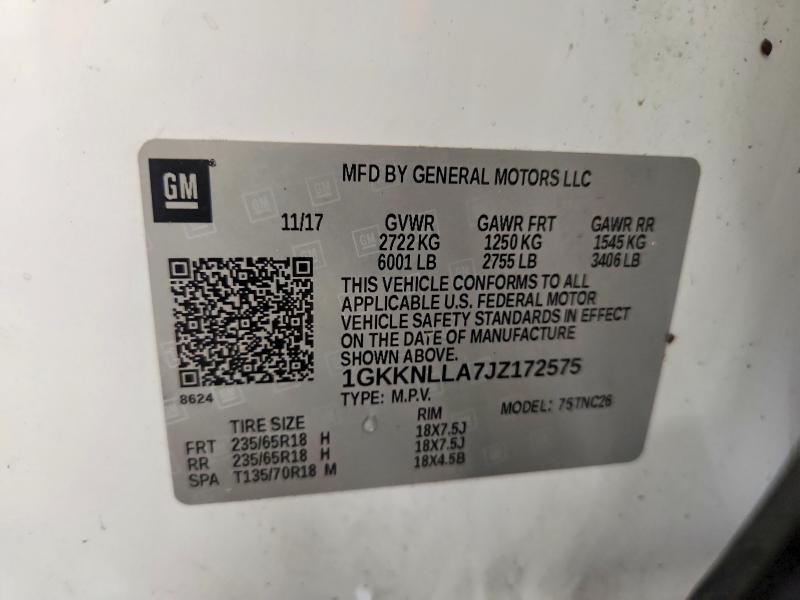 2018 GMC Acadia sle