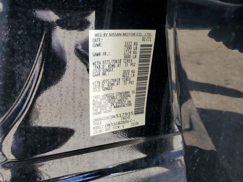 2021 Nissan Titan PRO-4X