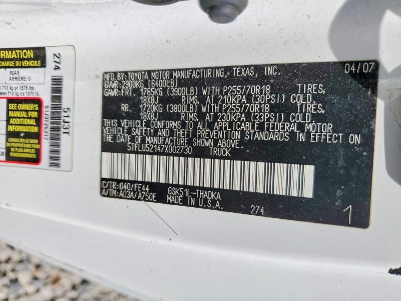 2007 Toyota Tundra Base