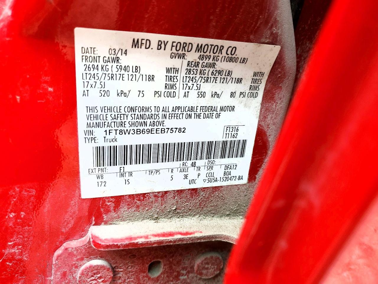 2014 Ford F350 Super Duty
