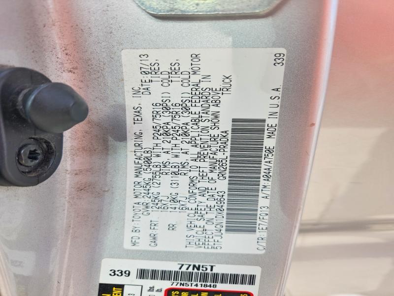 2013 Toyota Tacoma Prerunner V6