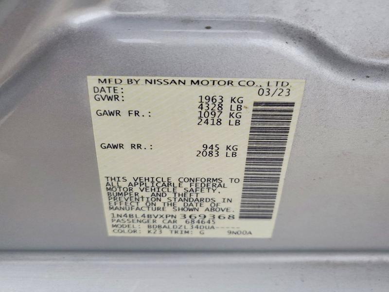 2023 Nissan Altima 2.5 s