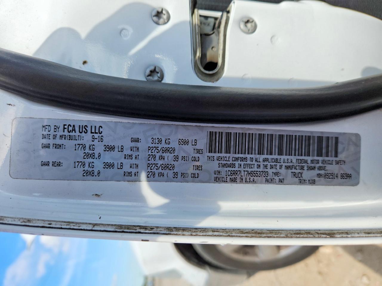 2017 Dodge RAM 1500 SLT