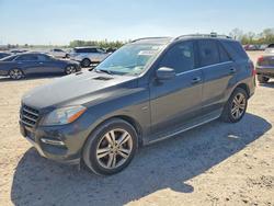 Mercedes-Benz M-class salvage cars for sale: 2012 Mercedes-Benz Ml 350 4matic