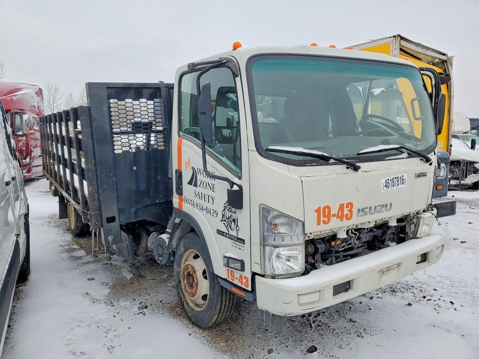 2019 Isuzu NPR XD Flatbed Truck
