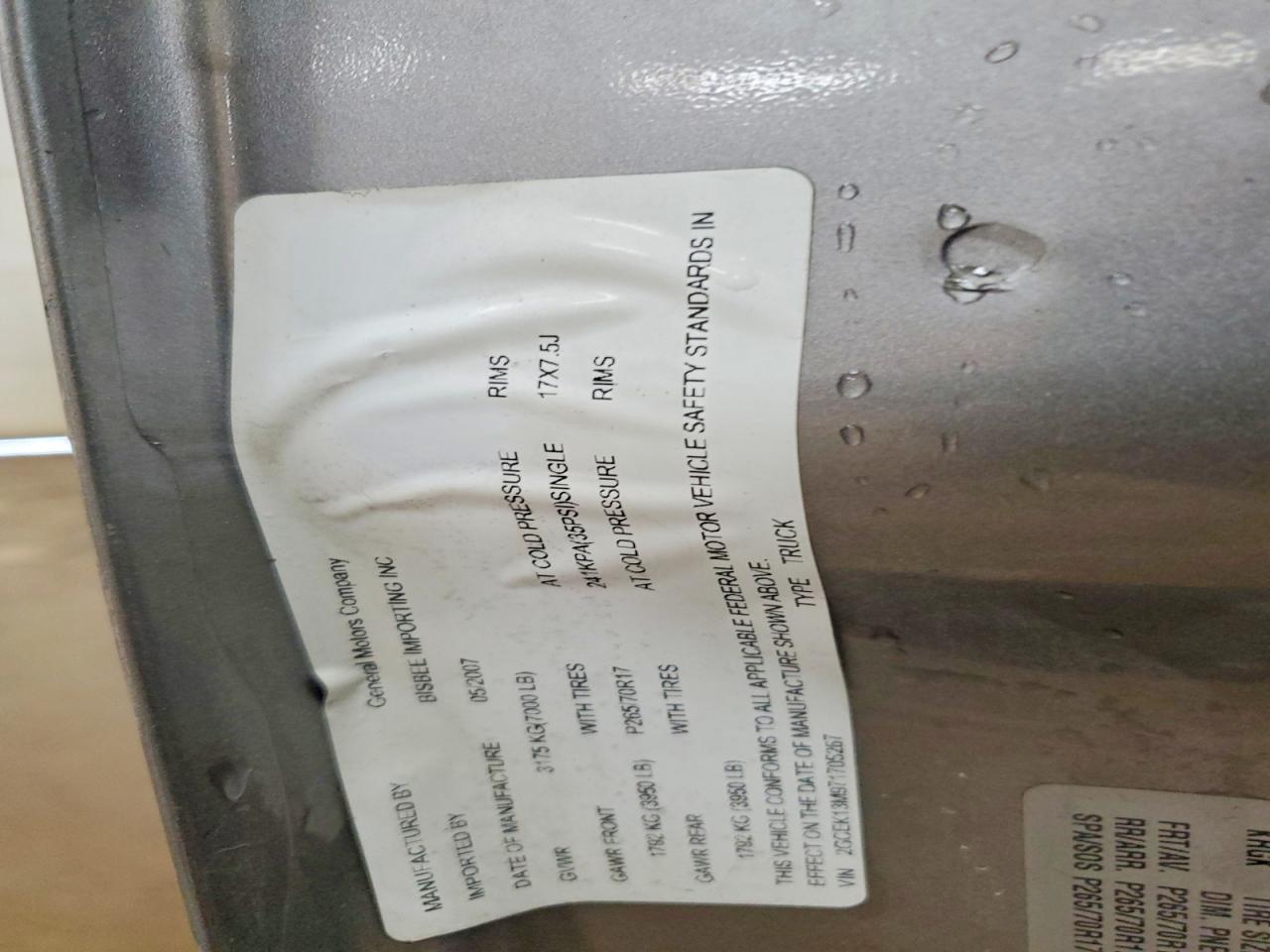 2007 Chevrolet Silverado K1500 Crew Cab