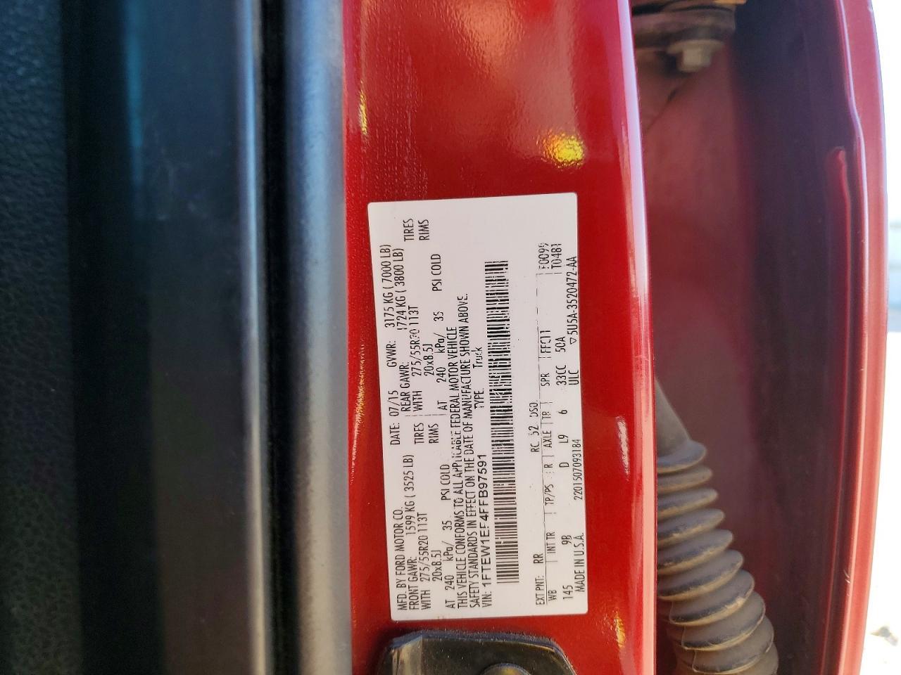 2015 Ford F150 Supercrew