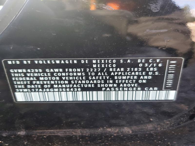 2016 Volkswagen Jetta sel