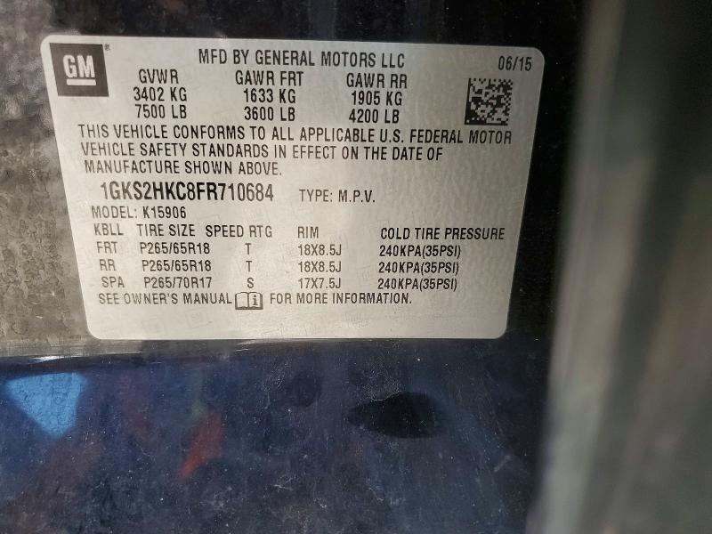 2015 GMC Yukon xl K1500 slt