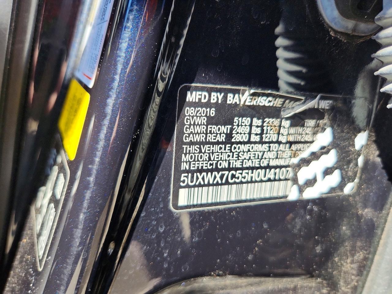 2017 BMW X3 Xdrive35i