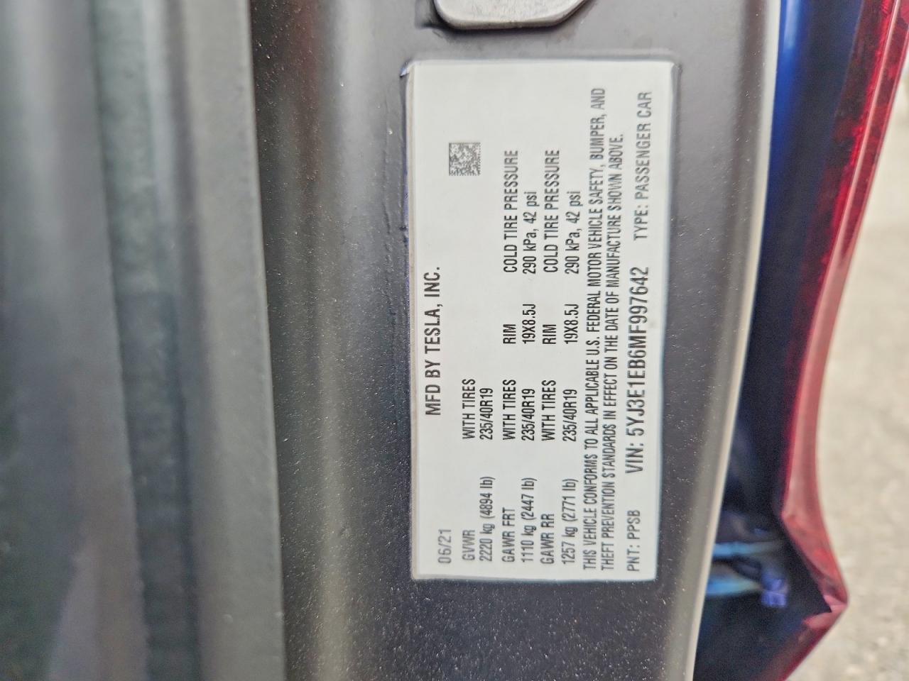 2021 Tesla Model 3