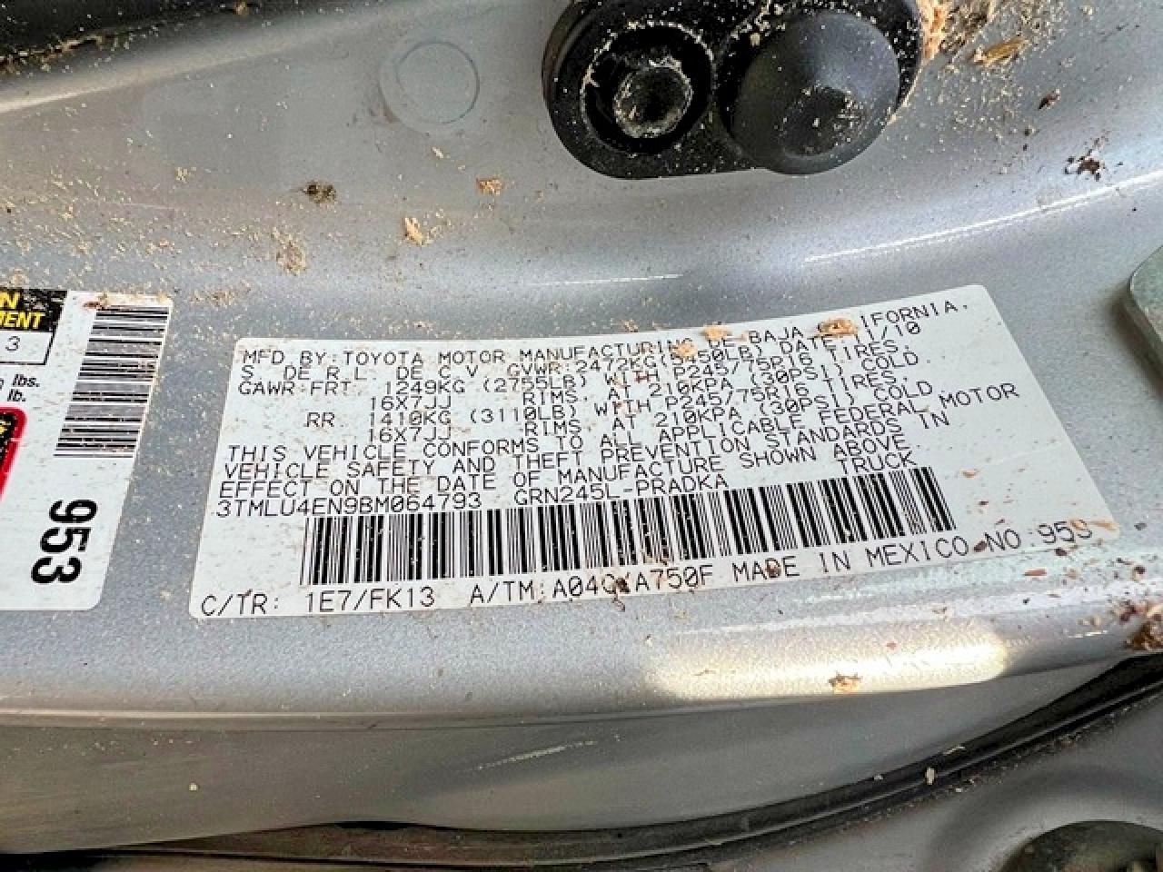 2011 Toyota Tacoma V6