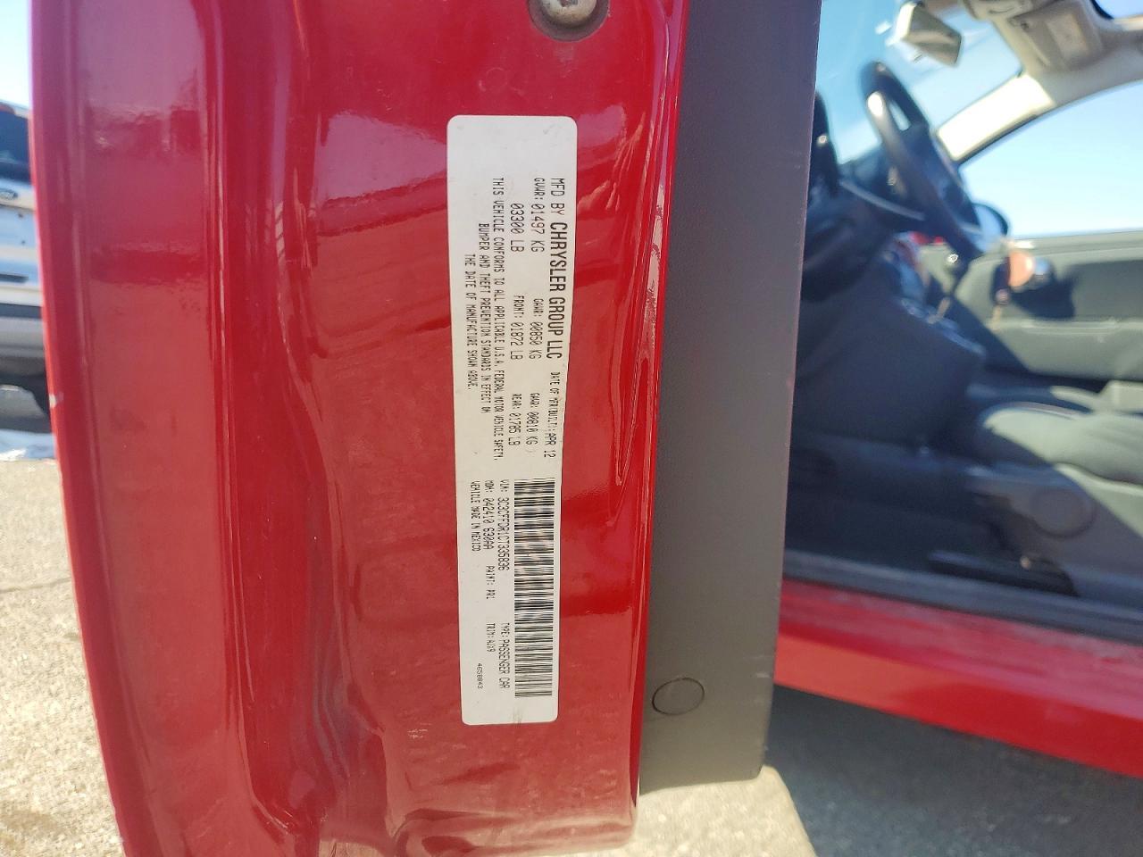 2012 Fiat 500 pop