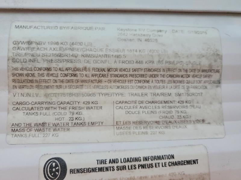 2017 Keystone Summerland