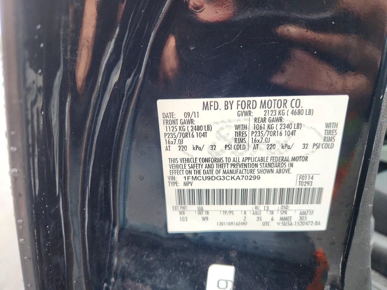 2012 Ford Escape xlt