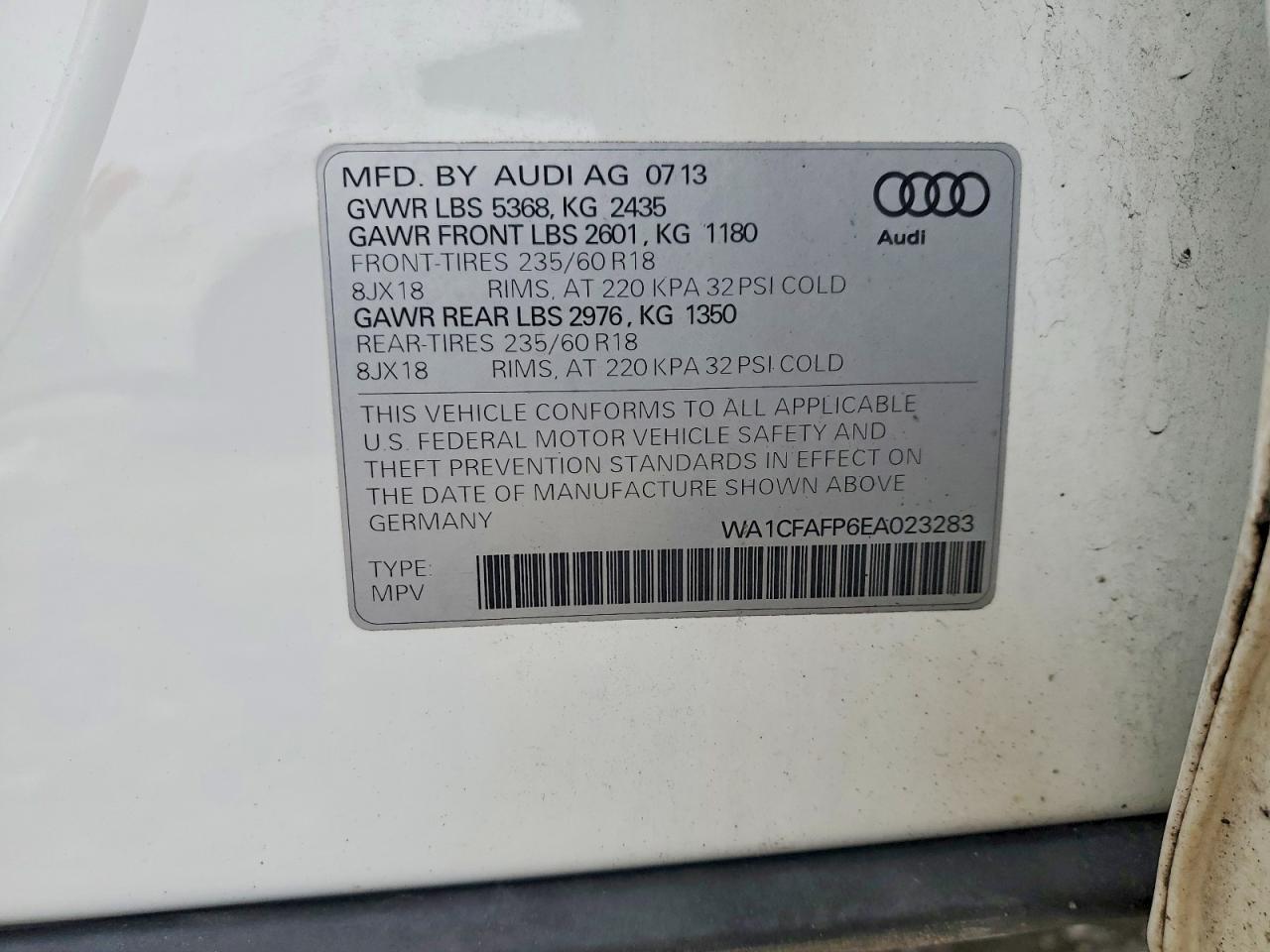 2014 Audi Q5 Premium