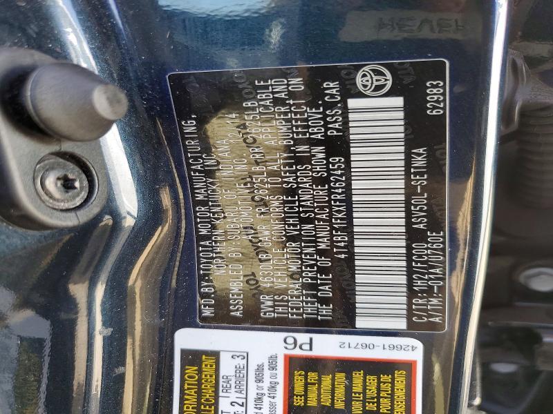 2015 Toyota Camry le