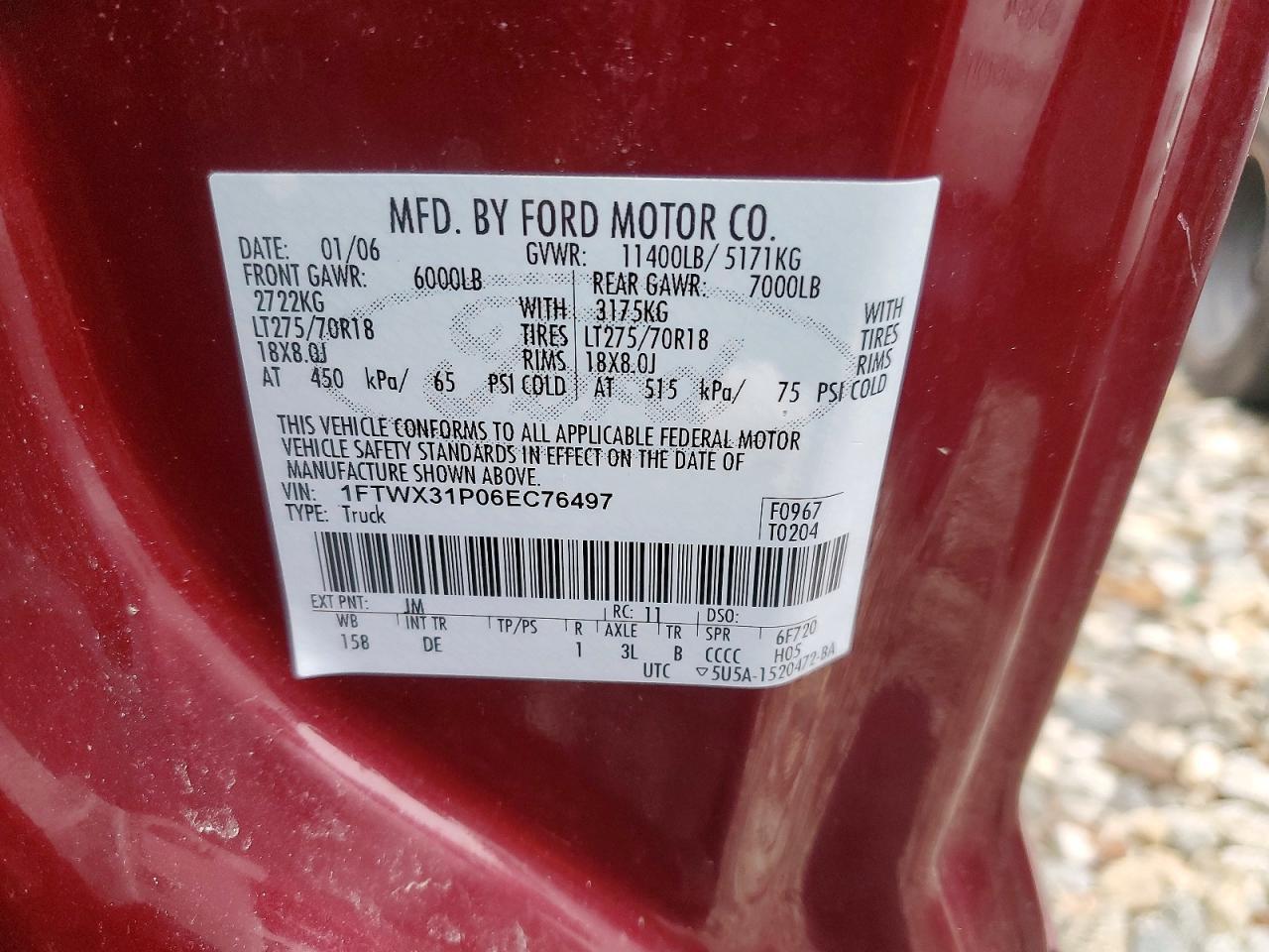 2006 Ford F350 SRW Super Duty