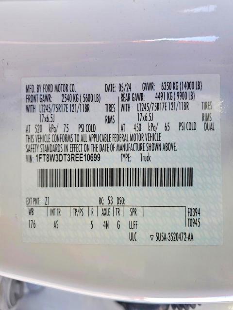 2024 Ford F350 Super Duty Truck Cab AND Chassis