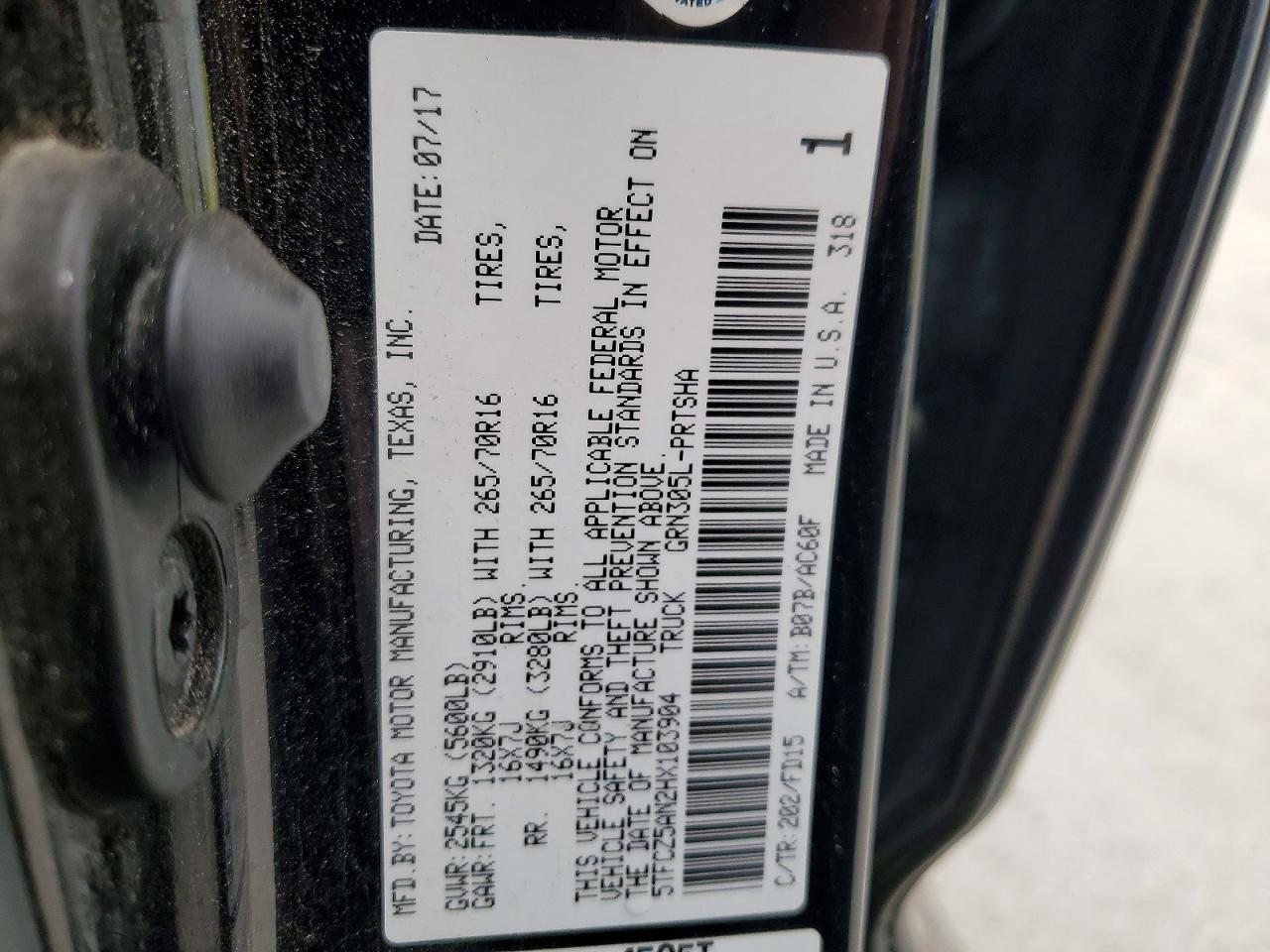 2017 Toyota Tacoma TRD OFF-Road