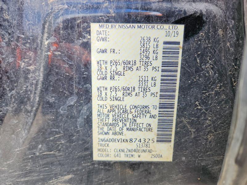 2019 Nissan Frontier SV