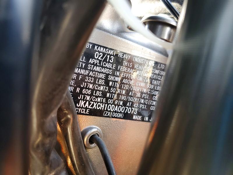 2013 Kawasaki ZX1000 H