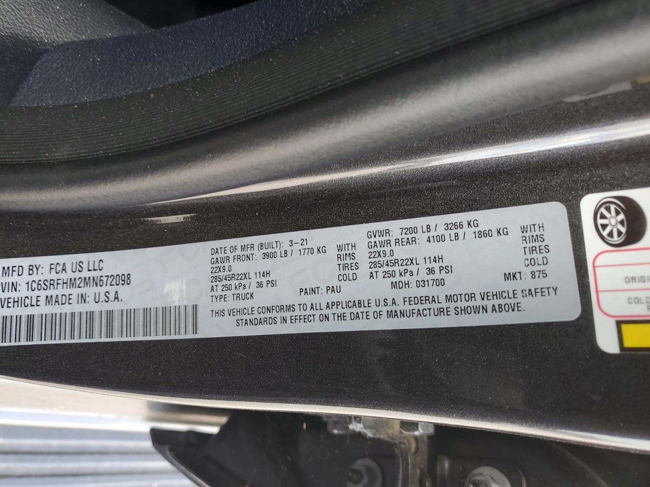 2021 Dodge RAM 1500 Limited