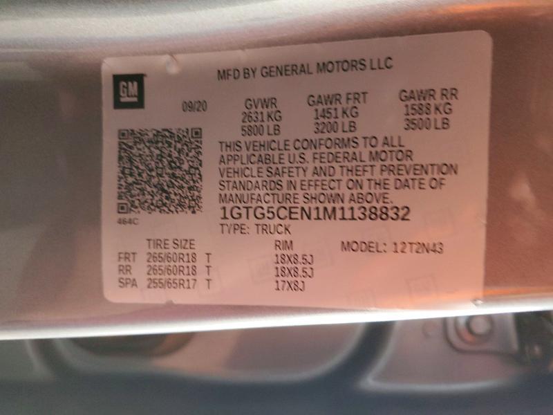 2021 GMC Canyon Elevation