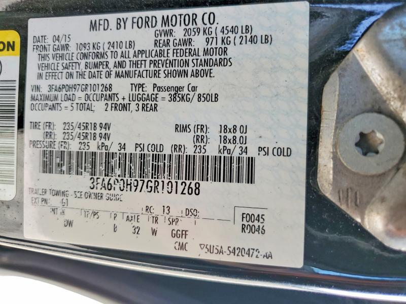 2016 Ford Fusion se